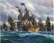 unknow artist Seascape, boats, ships and warships. 116 oil painting reproduction